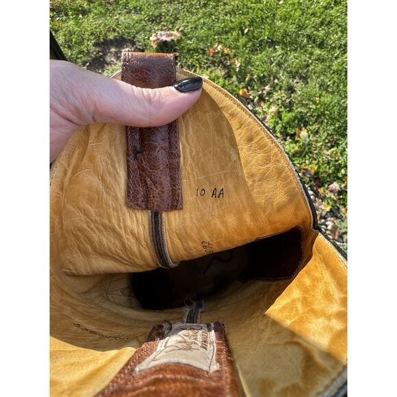 Rod Patrick Caiman Belly Black Western Boot - Women’s 10AA - Picture 8 of 8